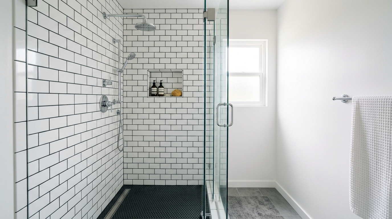 Use minimal hardware for a modern finish